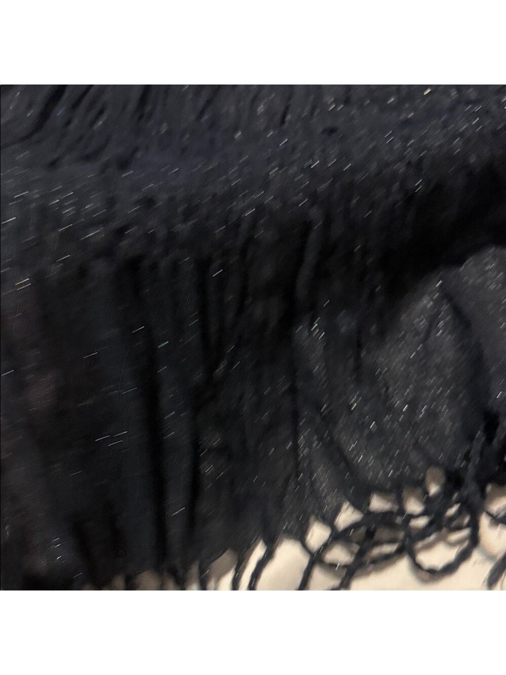 Elegant Black Scarf/ Shawl - Picture 9 of 14